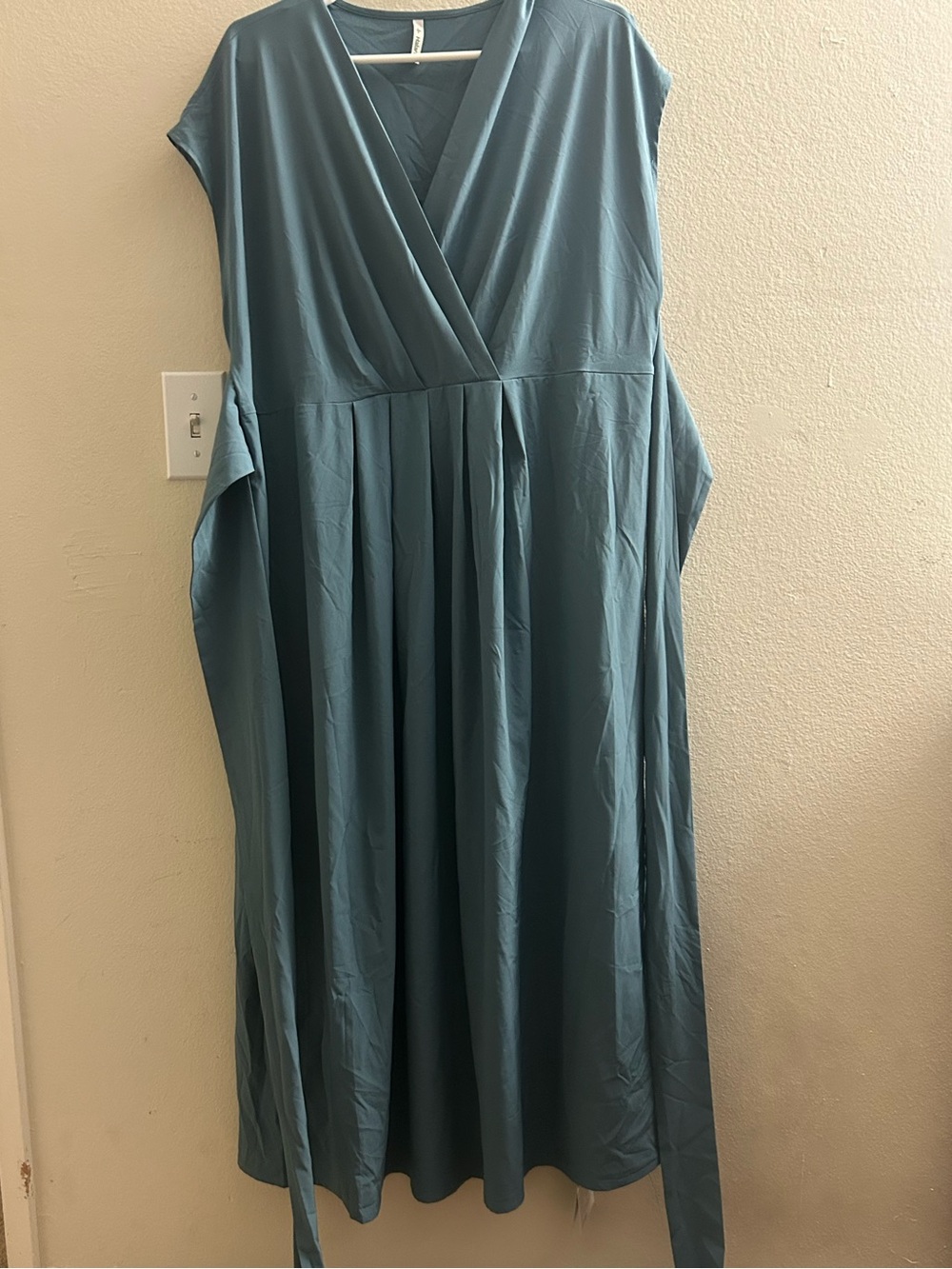 NWT Halara Breezeful Wrap Midi Dress - Blue - Size 1X - Picture 4 of 15